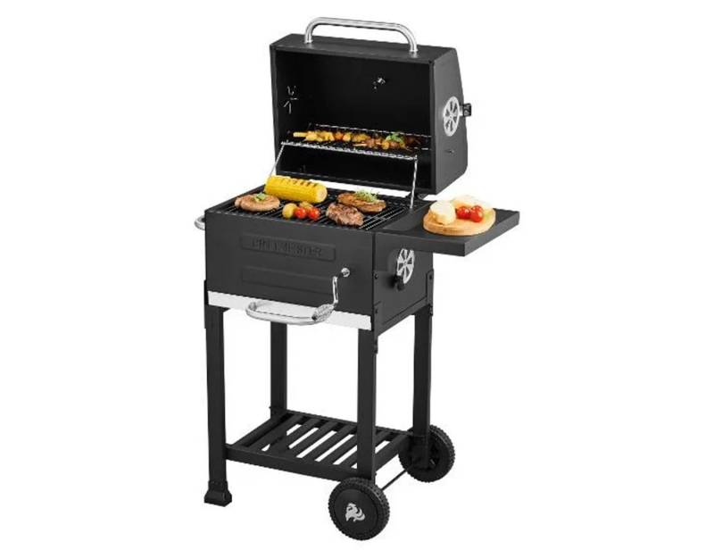 Grillmeister Holzkohlegrill GRILLMEISTER Holzkohle-Komfortgrill Grill Mini »KANSAS« mit Warmhalter Grillmeister Holzkohlegrill GRILLMEISTER Holzkohle-Komfortgrill Grill Mini »KANSAS« mit Warmhalter von Grillmeister