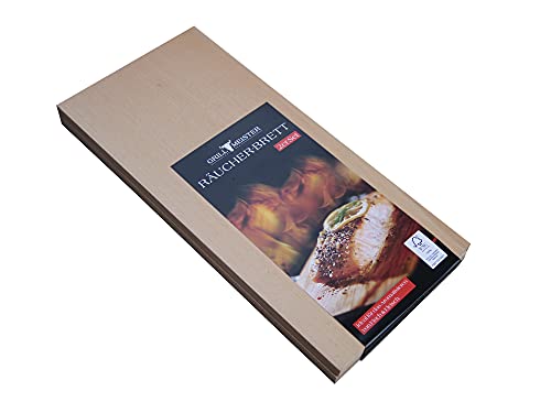 Räucherbrett 2 Stück Räucherplanke aus Buchenholz Grillplanke Grillbrett BBQ von Grillmeister