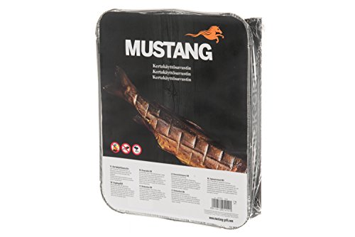 Grillpaul Mustang Einweg Räucherbox | mobiler Kaltrauchgenerator | 315x253x55mm | inkl. 70g Räucherchips Erle | Starter Kid Finnland von Grillpaul