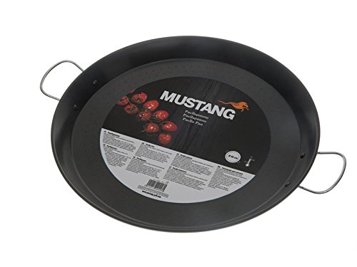 MUSTANG Paella Pfanne 46cm emailliert Paellapfanne von Grillpaul