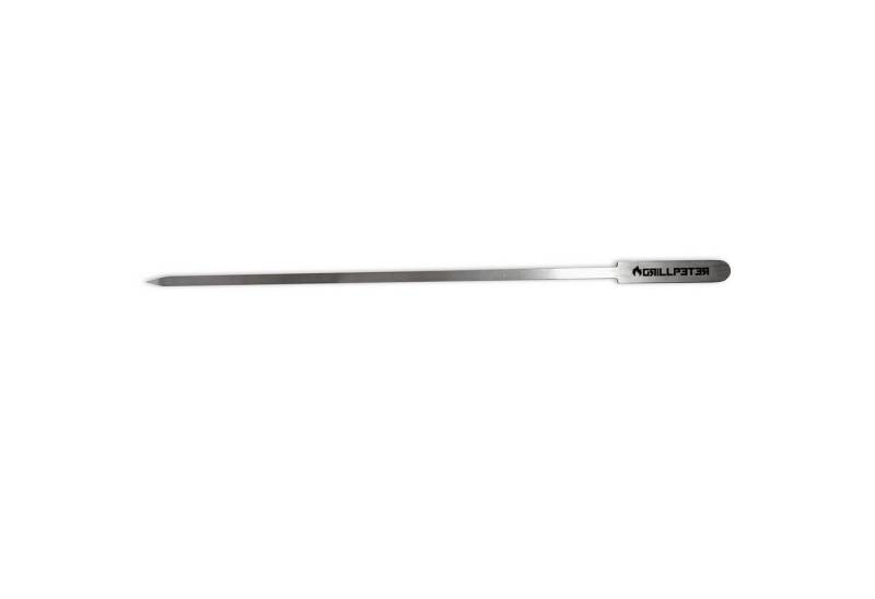 Grillpeter Grillspieß Grillpeter Schaschlikspieß graviert 55 cm Edelstahl von Grillpeter