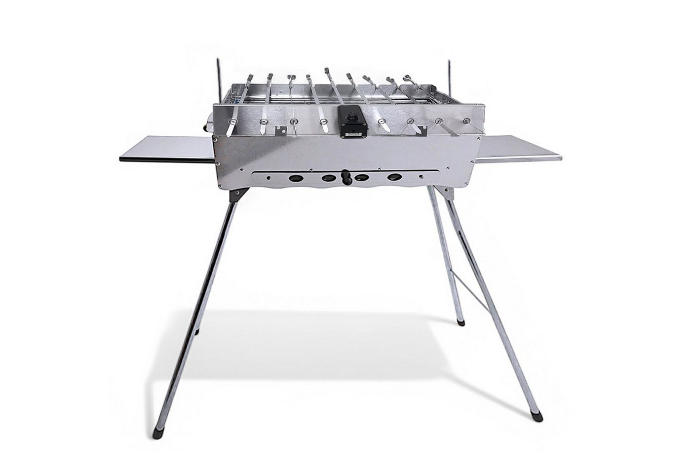 Grillpeter Holzkohlegrill Mangal Astana mit Drehspießregler 9 Spieße 230V Alumotor Grillpeter Holzkohlegrill Mangal Astana mit Drehspießregler 9 Spieße 230V Alumotor von Grillpeter