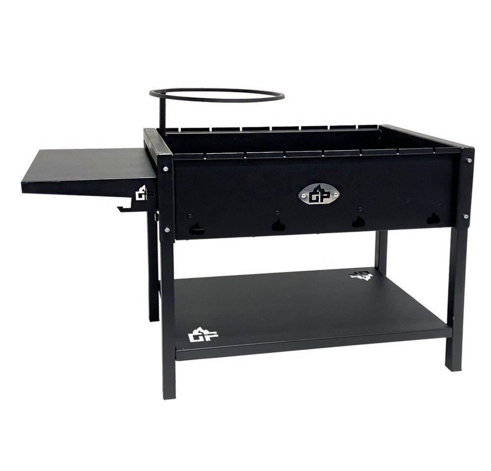 Grillpeter Holzkohlegrill Mangal Batyr 60 Schaschlikgrill mit Ablage und Topfhalter von Grillpeter