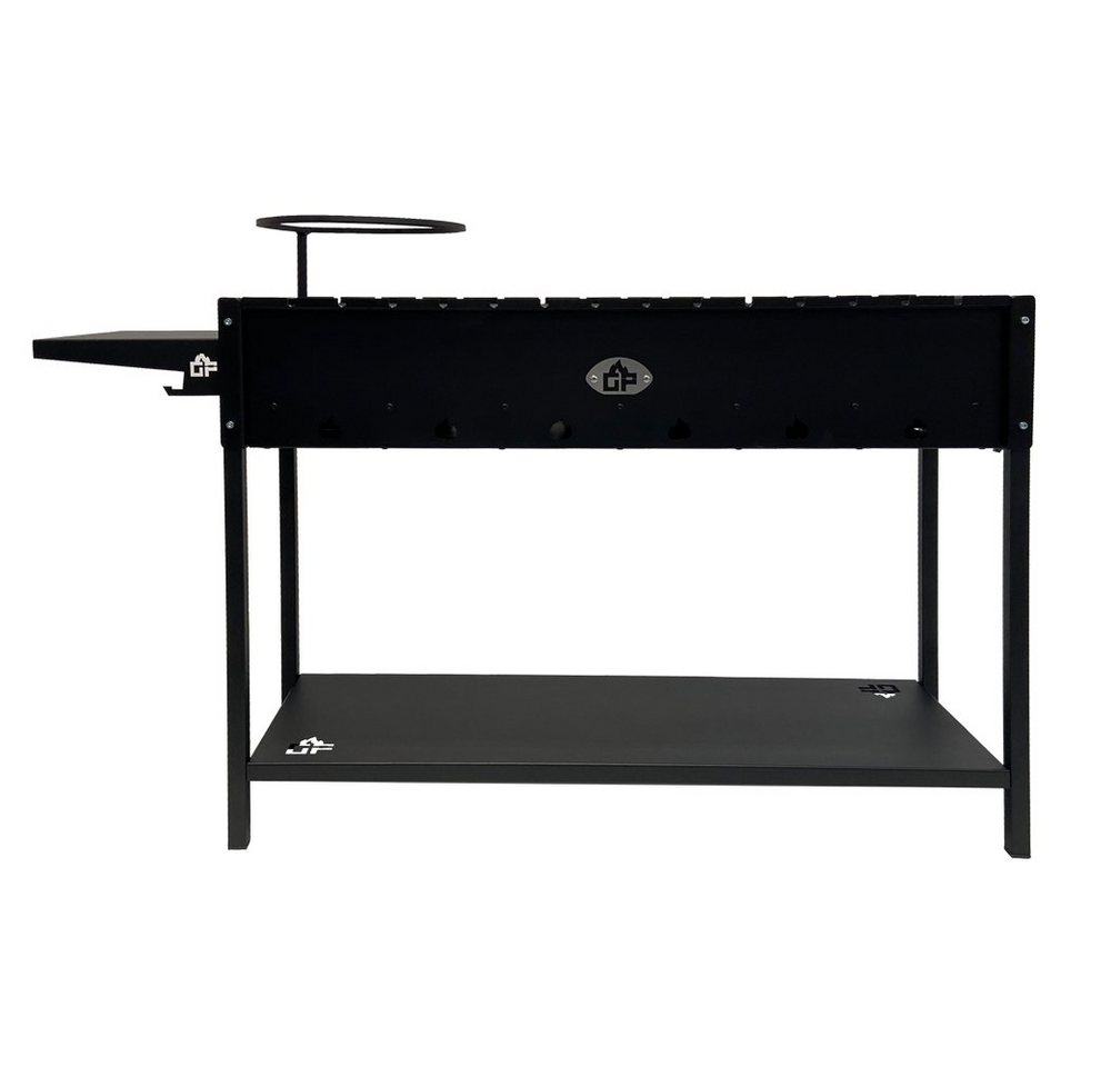 Grillpeter Holzkohlegrill Mangal Batyr XL Schaschlikgrill 100cm mit Ablage und Topfhalter von Grillpeter