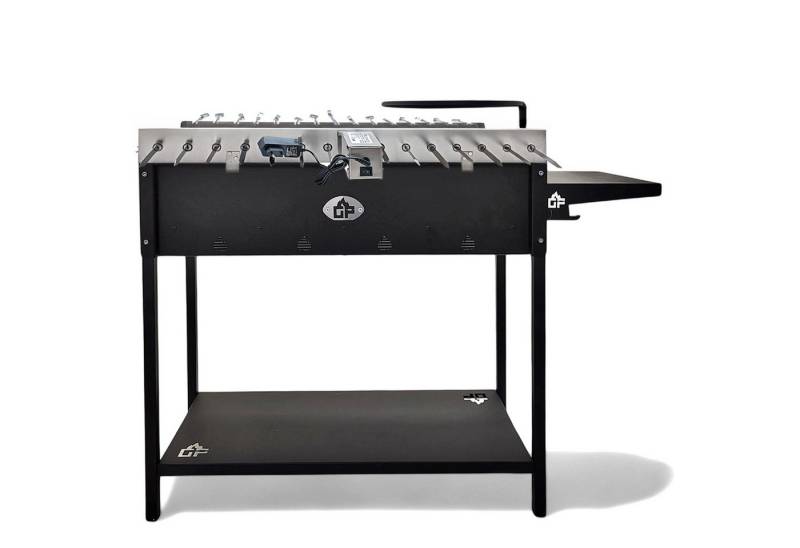 Grillpeter Holzkohlegrill Mangal Set Batyr 80 mit15 er Drehspieß Edelstahlmotor Grillpeter Holzkohlegrill Mangal Set Batyr 80 mit15 er Drehspieß Edelstahlmotor von Grillpeter