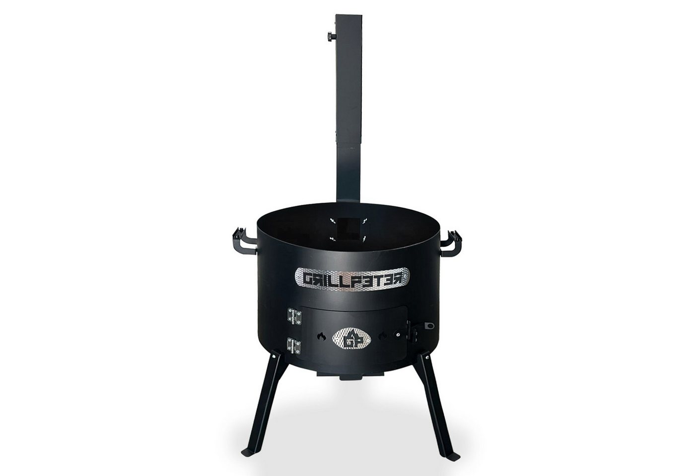 Grillpeter Holzkohlegrill Utschak Asamat mit Abzugsrohr Ø50 cm Feuerofen für Kazan Stahl Grillpeter Holzkohlegrill Utschak Asamat mit Abzugsrohr Ø50 cm Feuerofen für Kazan Stahl von Grillpeter