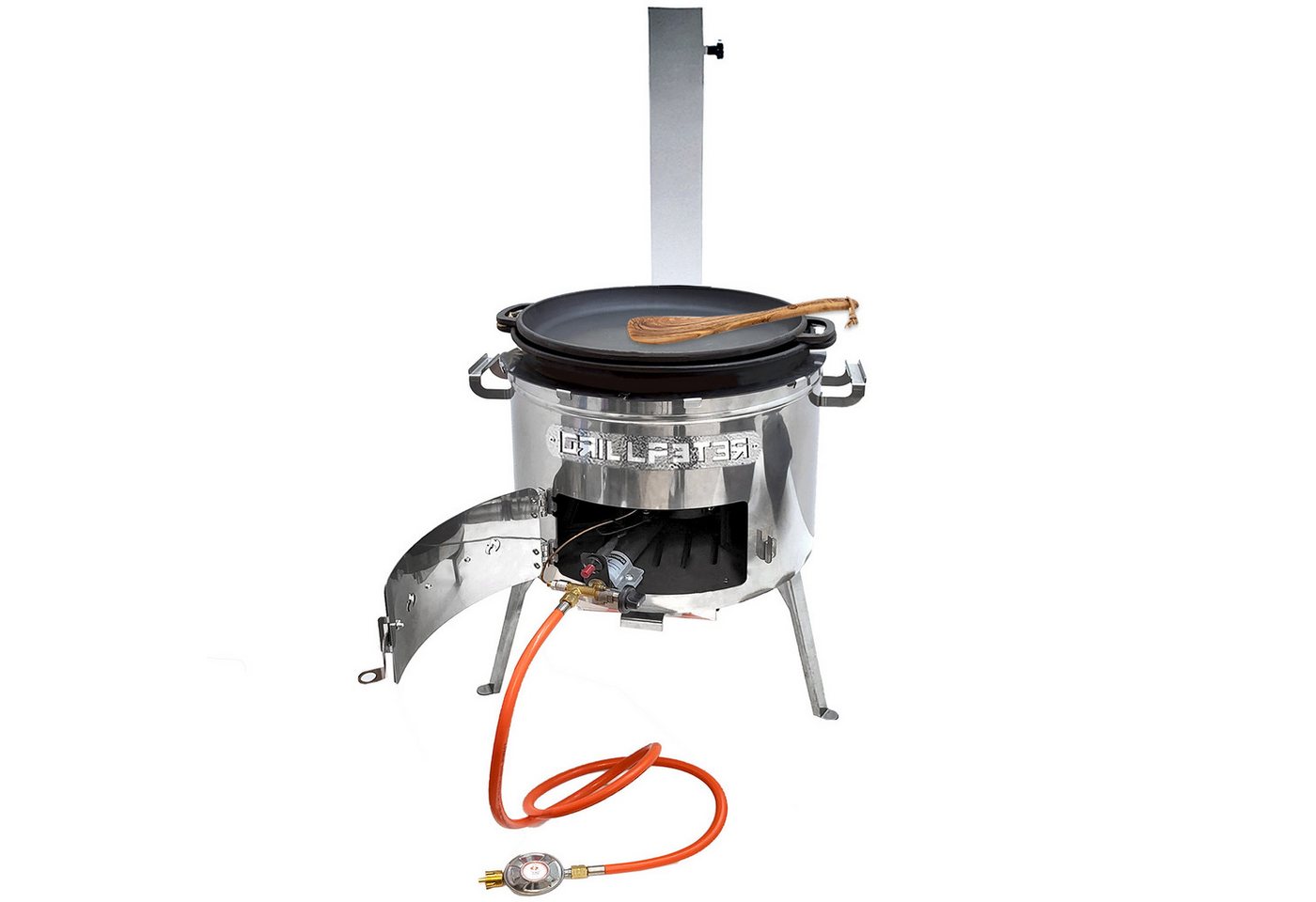 Grillpeter Holzkohlegrill Utschak Set MultiFlame 18l Kazan mit Pfanne-Deckel Grillpeter Holzkohlegrill Utschak Set MultiFlame 18l Kazan mit Pfanne-Deckel von Grillpeter