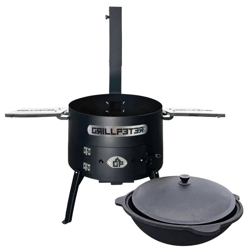 Grillpeter Utschak Asamat Ø50 cm Ablageset und Kazan 22L Grillpeter Utschak Asamat Ø50 cm Ablageset und Kazan 22L von Grillpeter