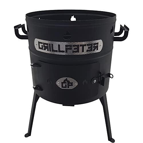 Grillpeter Utschak Nurlan feuerfest lackiert Feuerofen für Kazan 12 Liter Uchag D40 cm von Grillpeter