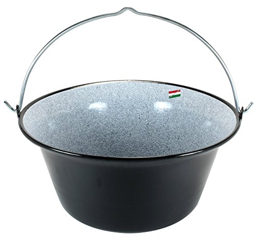 GRILLPLANET Gulaschkessel 22 Liter emailliert von GRILLPLANET