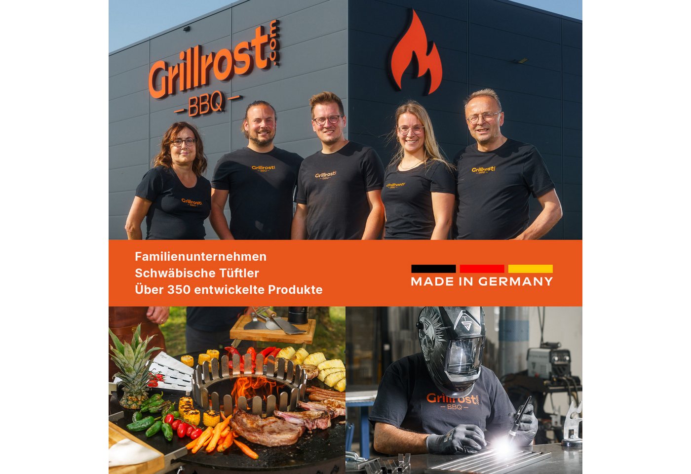 Grillrost.com BBQ Grillrost BBQ Teilerblech für Burnhard Big Fred, Made in Germany Grillrost.com BBQ Grillrost BBQ Teilerblech für Burnhard Big Fred, Made in Germany von Grillrost.com BBQ