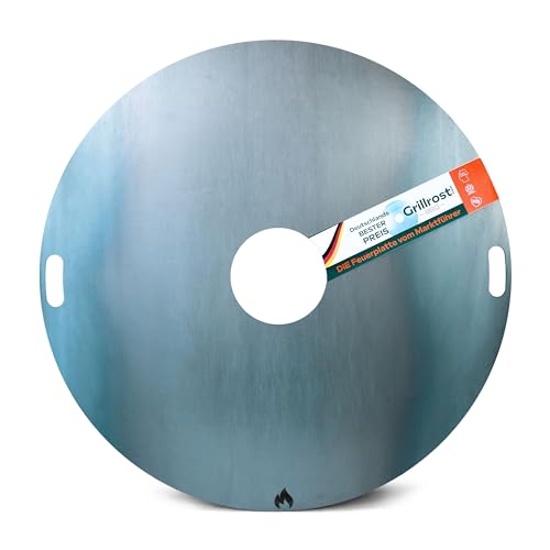 Feuerplatte 100cm - 6mm Grillplatte für Feuertonne und Grilltonne - Made in Germany - vom Marktführer - EXPRESS-Versand von Grillrost.com Das Original