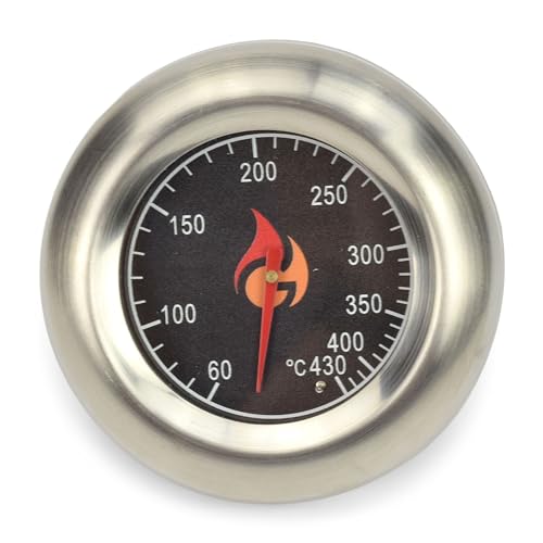 Grillrost.com Das Original BBQ Thermometer zum einschrauben - passend für unsere Pizzahaube & andere Grills von Grillrost.com Das Original