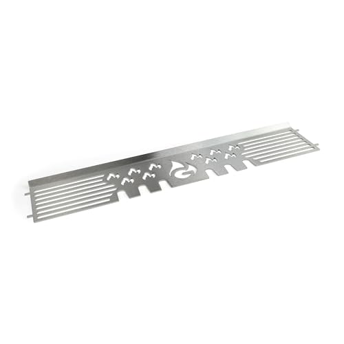 Grillrost.com Das Original Edelstahl Multistation | Warmhalterost für Weber Spirit 300er Baureihe | mit Drumstick Halterung - Regler seitlich | 3mm stark von Grillrost.com Das Original