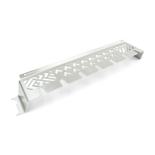 Grillrost.com Das Original Edelstahl Multistation | Warmhalterost für Weber Spirit 300er Baureihen | mit Drumstick Halterung von Grillrost.com Das Original