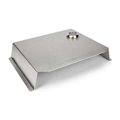 Grillrost.com Das Original Gasgrill Pizzaaufsatz | Pizza-Cover aus Edelstahl - perfekte Oberhitze für Deine Pizza wie aus dem Pizzaofen von Grillrost.com Das Original
