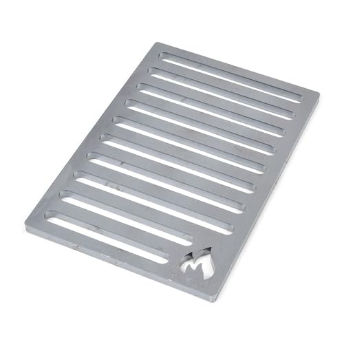 Grillrost.com Das Original Ofenrost 15x22cm aus massivem Stahl - Kein Guss dadurch Keine Bruchgefahr von Grillrost.com Das Original