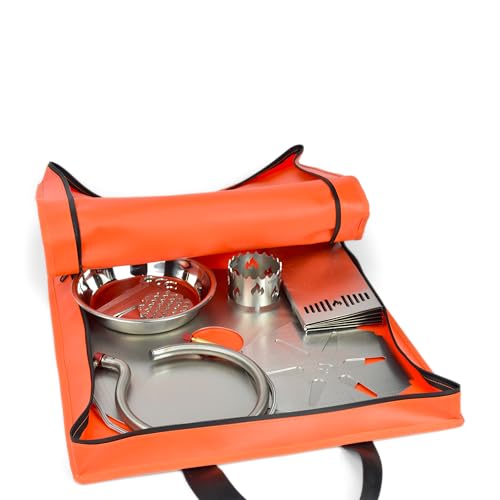 Grillrost.com Das Original Tasche für die Mini Feuerplatte - Perfekt zum platzsparenden Verstauen von Grillrost.com Das Original