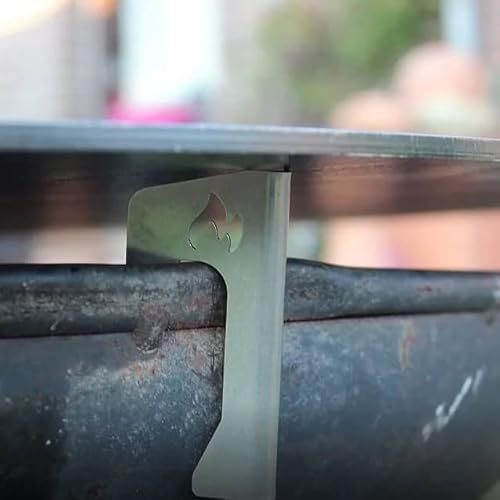 Grillrost.com Das Original Universal Abstandshalter für Feuerplatten - zur Verwendung auf Feuertonnen, Feuerschalen und Kugelgrills (3 St.) von Grillrost.com Das Original