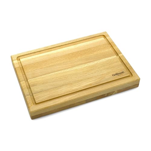 Grillrost.com Schneidebrett - Buche - 40mm - passend für den Holzbretthalter von Grillrost.com Das Original