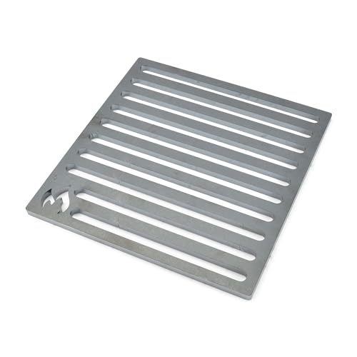 Ofenrost 22x22cm aus massivem Stahl - Kein Guss dadurch Keine Bruchgefahr von Grillrost.com Das Original