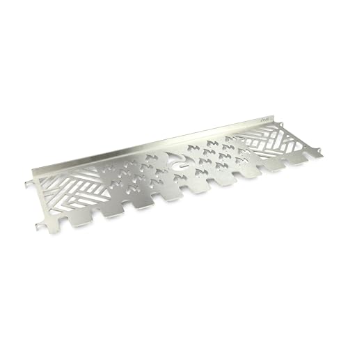 Grillrost.com Das Original Edelstahl Multistation | Warmhalterost passend für Burnhard Fred | mit Drumstick Halterung | 3mm stark von Grillrost.com Das Original