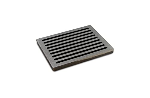 Grillrostprofi Ascherost - Feuerrost - Kohlerost - Kaminrost in Premium-Qualität, Gusseisen, 16 x 20 cm von Grillrostprofi