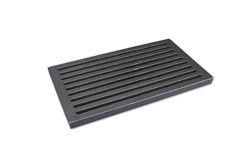 GRILLROSTPROFI Ascherost - Feuerrost - Kohlerost - Kaminrost in Premium-Qualität, Gusseisen, 16 x 28 cm von GRILLROSTPROFI