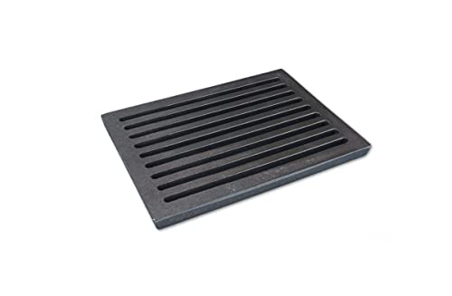 Grillrostprofi Ascherost - Feuerrost - Kohlerost - Kaminrost in Premium-Qualität, Gusseisen, 18 x 24 cm von Grillrostprofi