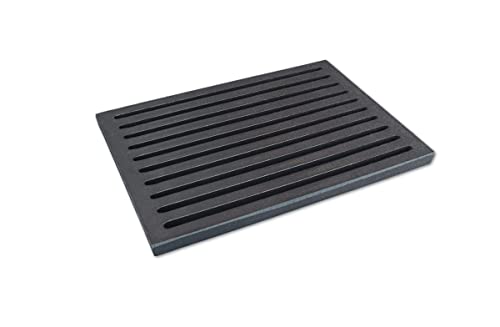 Grillrostprofi Ascherost - Feuerrost - Kohlerost - Kaminrost in Premium-Qualität, Gusseisen, 20 x 28 cm von Grillrostprofi