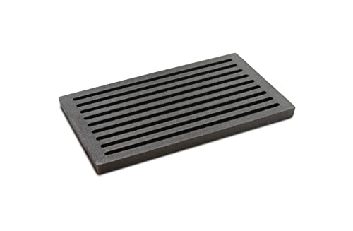 GRILLROSTPROFI Feuerrost - Kohlerost - Ascherost - Kaminrost 16 x 28 cm, das Original aus massivem Gusseisen von GRILLROSTPROFI