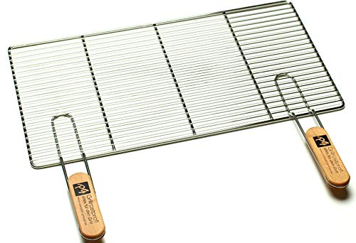 GRILLROSTPROFI Edelstahl-Grillrost mit abnehmbaren Handgriffen 58 x 30 cm GRILLROSTPROFI Edelstahl-Grillrost mit abnehmbaren Handgriffen 58 x 30 cm von GRILLROSTPROFI