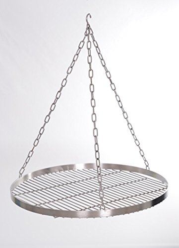 Ø 60cm Edelstahl Schwenkgrill 14 mm Stababstand Grill Grillrost Schwenker V2A Grillrost Feuerschalen Grillschalen Rundgrill von Grilltante