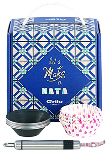 Grilo Cupcake-Backform-Set, 12 antihaftbeschichtete Silikon-Formen, 7,5 cm, Zestenreißer, 100 Förmchen, Blue, Wegwerfbar, Alltag, casual gathering von Grilo