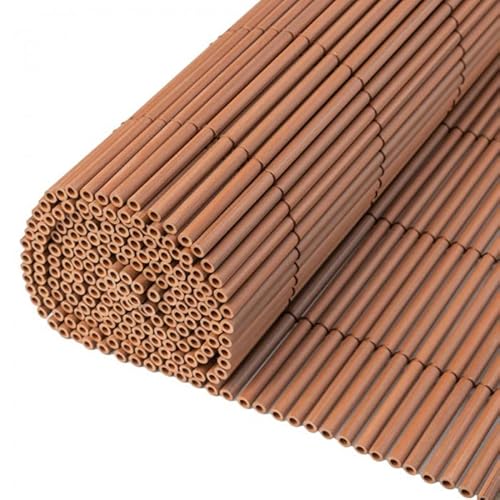 Grindi - Sichtschutzmatte Sichtschutzzaun Zaunblende für Balkon, Garten, Terrasse, runden Röhrchen Sichtschutzzaun, Schattiernetz, Sonnen- und Windschutz - PVC - GMW - Braun, 100x500 cm Grindi - Sichtschutzmatte Sichtschutzzaun Zaunblende für Balkon, Garten, Terrasse, runden Röhrchen Sichtschutzzaun, Schattiernetz, Sonnen- und Windschutz - PVC - GMW - Braun, 100x500 cm von Grindi