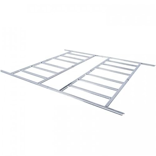 Grindi - Gartenhaus Bodenrahmen, für Gewächshäuser: Sorbus IV (B0BZ59CNZ9), Stahlfundament für Geräteschuppen, Mülltonnenbox, Gartenschrank von Grindi