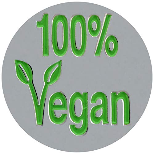 Emaille-Pin-Abzeichen 100% Vegan 2.5 x 2.5 cm von Grindstore