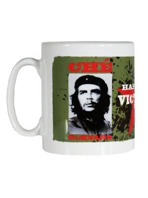 Che Guevara Tasse Hasta Victoria weiß. Offiziell lizenziert von Grindstore