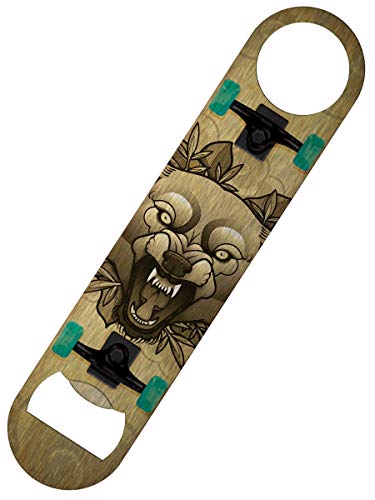 Grindstore Flaschenöffner Wolf Tattoo 'Skateboard' Bar Blade von Grindstore