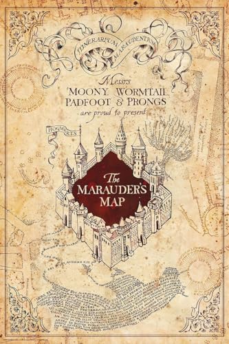 Grindstore Harry Potter Maxi-Poster, Karte des Rumtreibers, laminiert Grindstore Harry Potter Maxi-Poster, Karte des Rumtreibers, laminiert von Grindstore