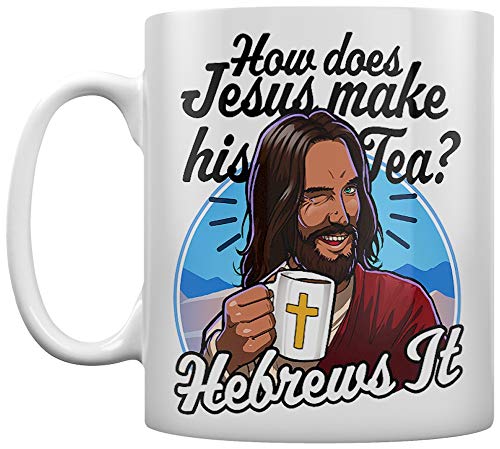 Grindstore How Does Jesus Make His Tea? Becher Weiß von Grindstore