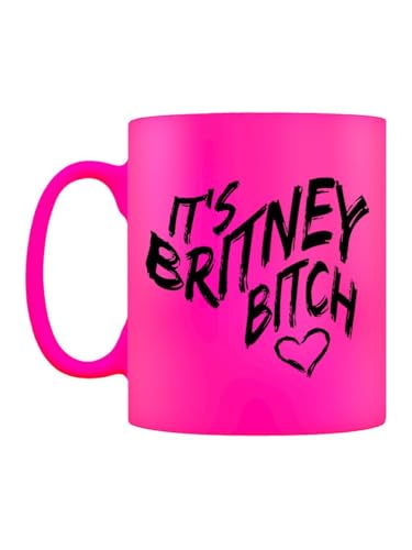 Grindstore Neon Becher It's Britney Bitch Rosa von Grindstore