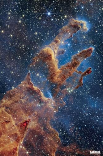 James Webb Pillars of Creation Maxi-Poster, laminiert James Webb Pillars of Creation Maxi-Poster, laminiert von Grindstore