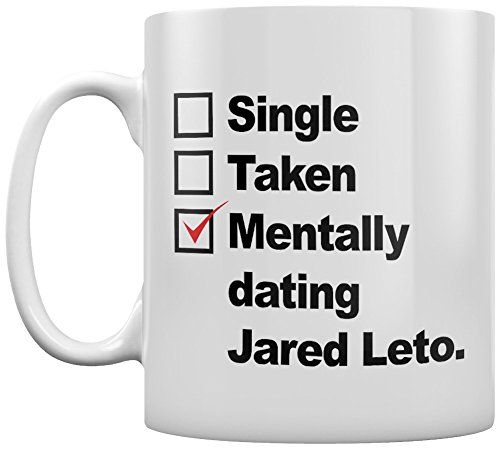 Grindstore Kaffeebecher Mentally Dating Jared Leto weiß von Grindstore