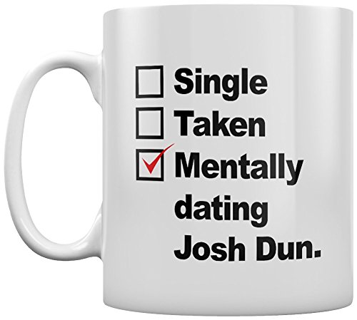 Grindstore Kaffeebecher Mentally Dating Josh Dun weiß von Grindstore