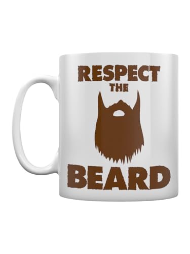 Grindstore Kaffeebecher Respect The Beard weiß Grindstore Kaffeebecher Respect The Beard weiß von Grindstore