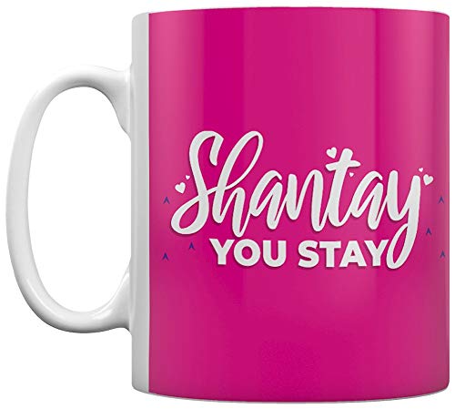 Grindstore Kaffeebecher Shantay You Stay, Sashay Away Drag Queen weiß von Grindstore