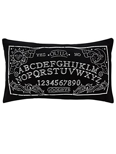 Grindstore Kissen Ouija Board, schwarz, 50 x 30 cm von Grindstore