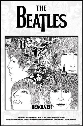 Grindstore Laminiertes Maxi-Poster "The Beatles Revolver" von Grindstore