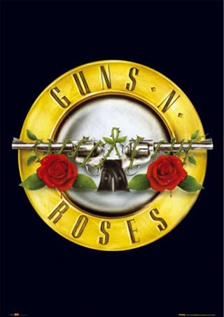 Grindstore Laminiertes Maxi-Poster mit Guns 'N' Roses-Logo von Grindstore